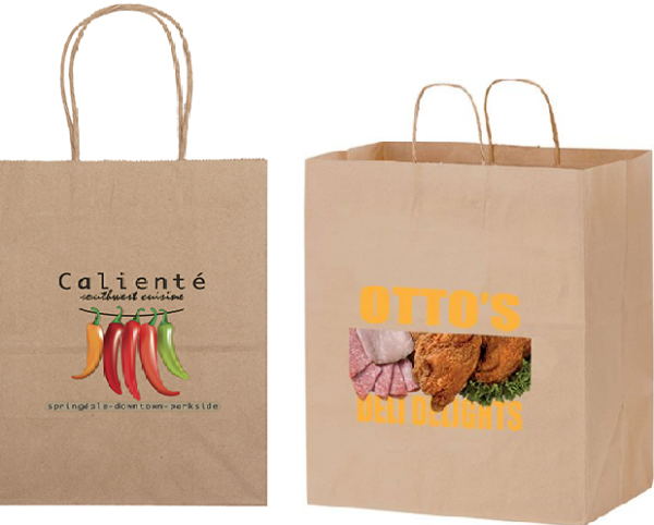 Sac Papier Kraft | Logo 2-3-4 couleurs